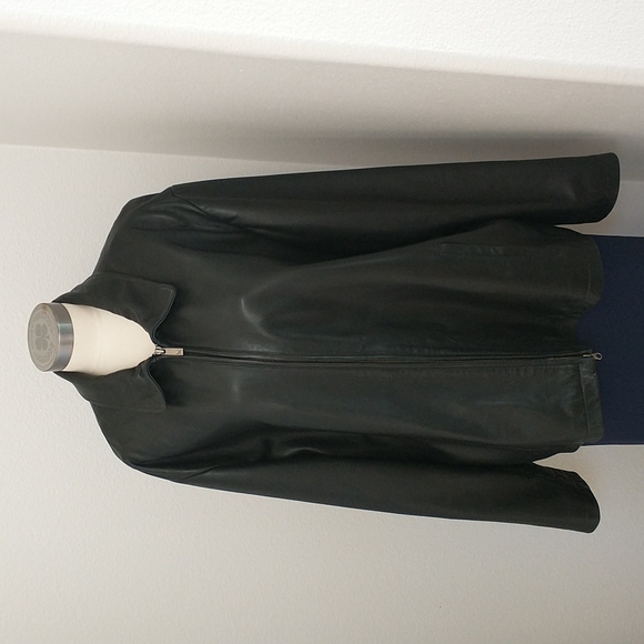 Eddie Bauer Jackets & Coats Eddie Bauer Black Leather Jacket Xl